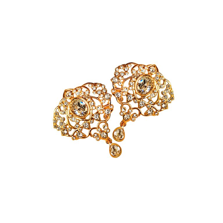 Stud Teardrop CH Earring