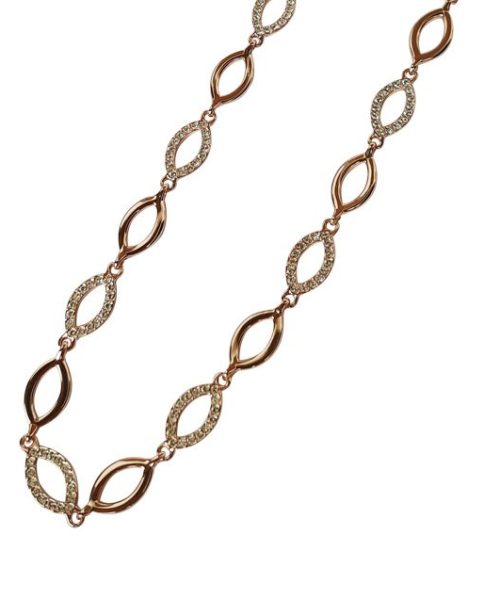 Stone Hoop Necklace Set