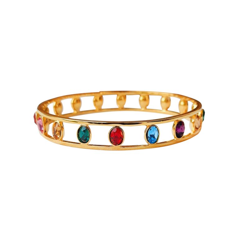 Multicoloured Stone Bangle