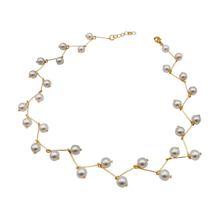 Simple Style Pearl Necklace
