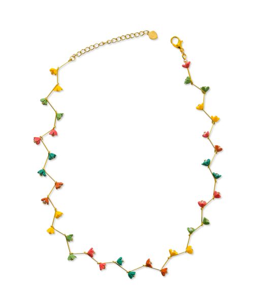 Handmade Floral Necklace Set