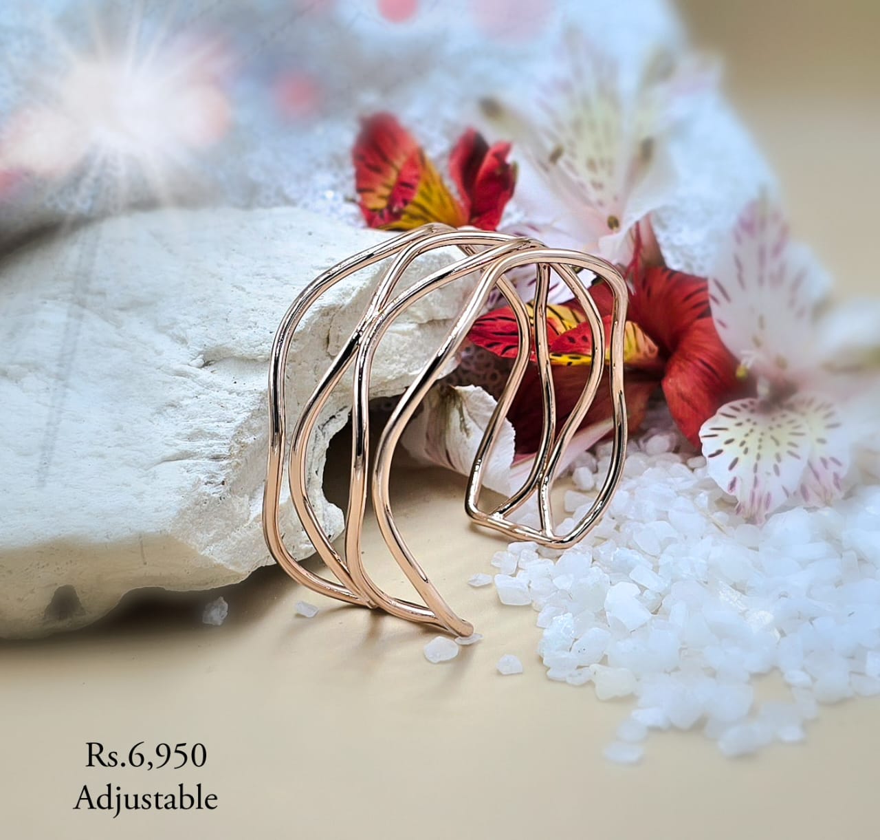 Half Open Metal Broad Bangle - Image 6