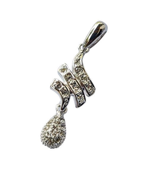 Zigzag Teardrop Pendant