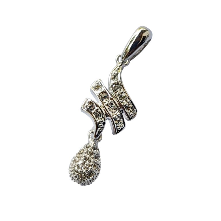 Zigzag Teardrop Pendant