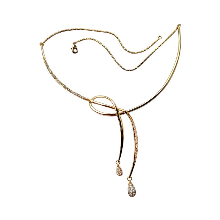 Metal & Stone Necklace