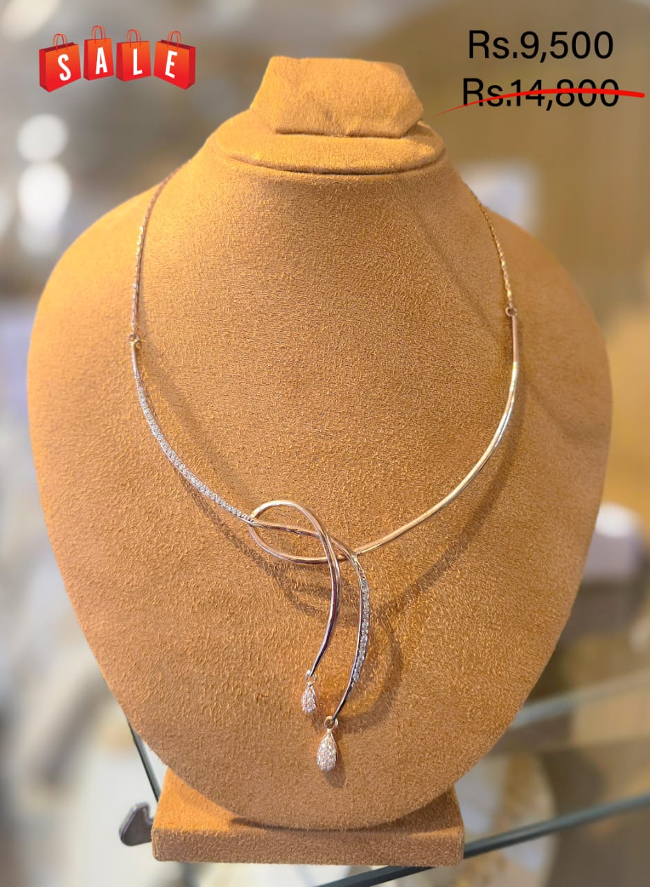 Metal & Stone Necklace - Image 3