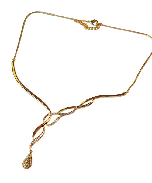 Simple Dainty Teardrop Necklace(KM)