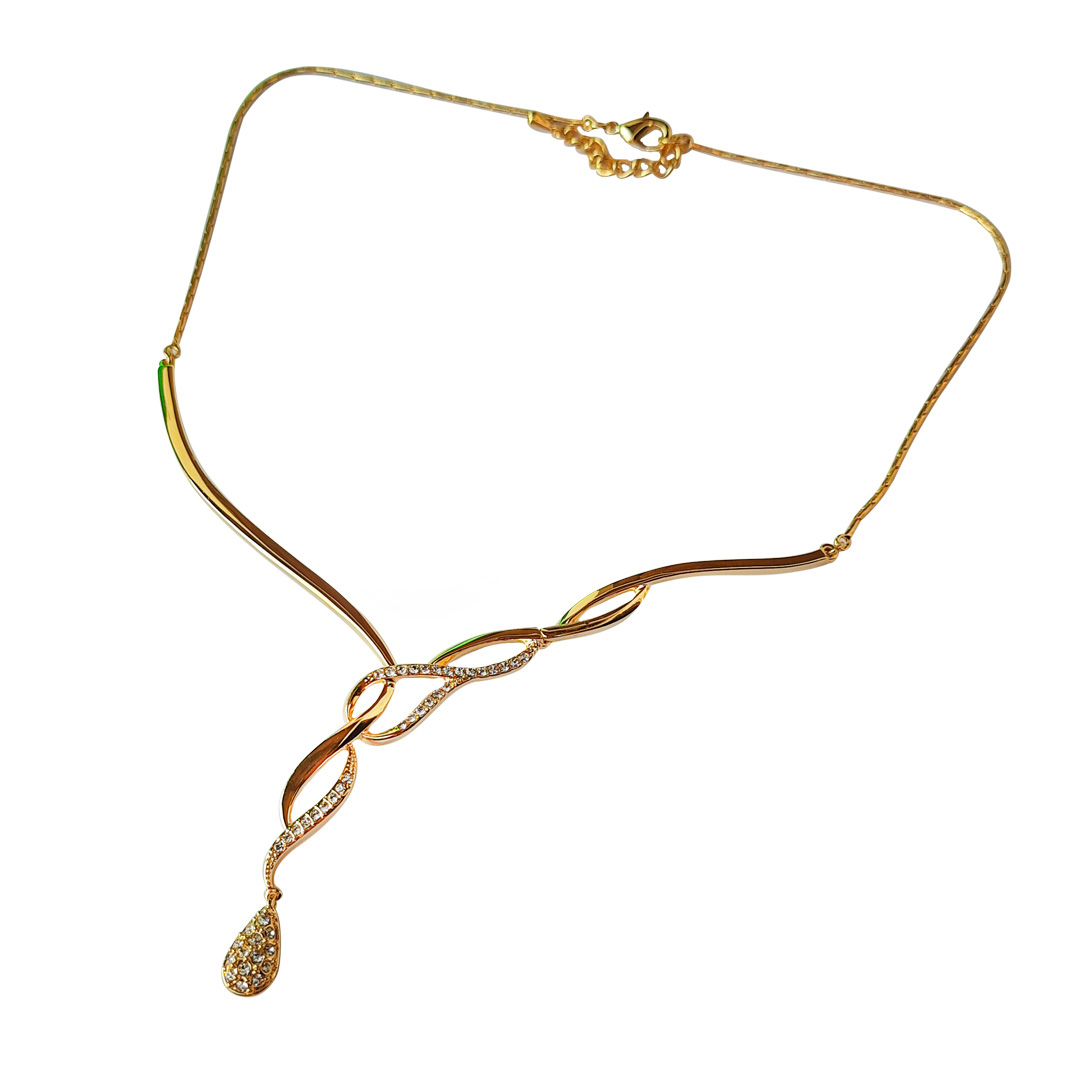 Simple Dainty Teardrop Necklace(KM)