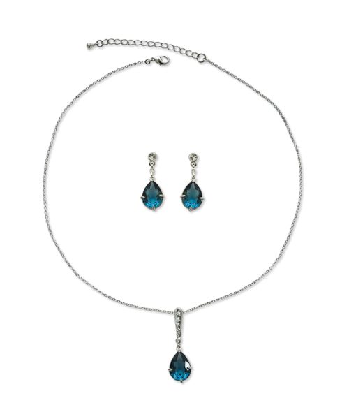 Dew Drop Pendant Necklace Set