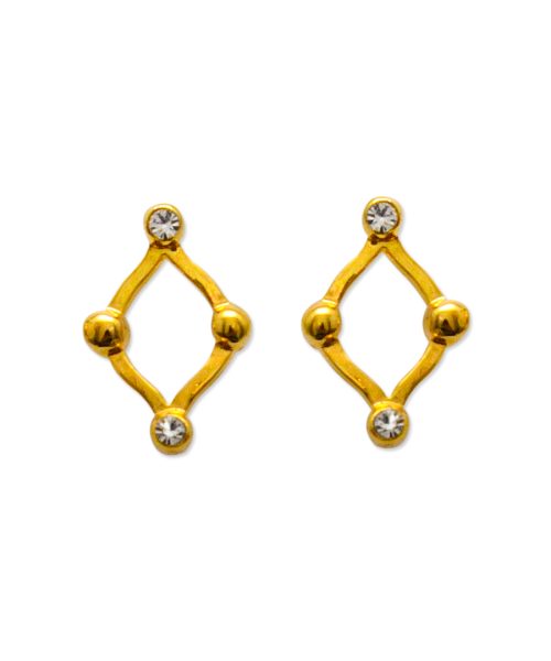 Diamond Lattice Earring