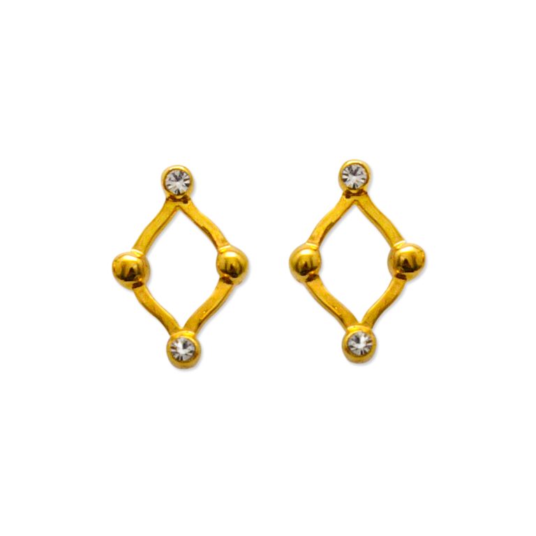 Diamond Lattice Earring