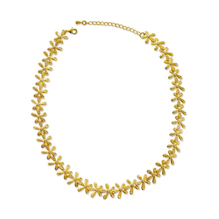 Five Petal Flower Necklace