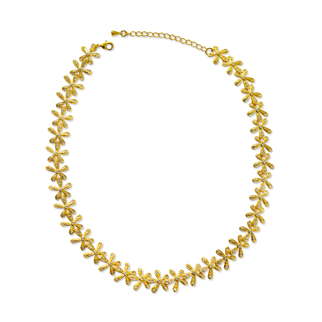 Five Petal Flower Necklace