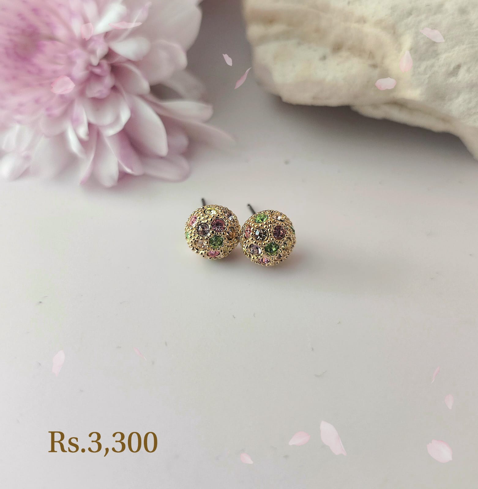 Ball Stud Earring - Image 3