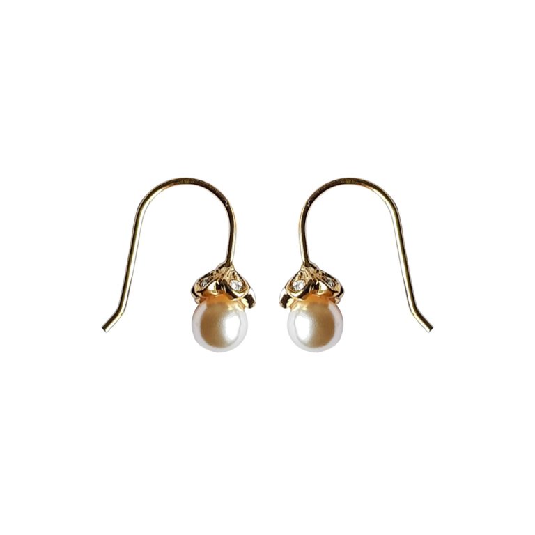Dainty Pearl Hook Earring