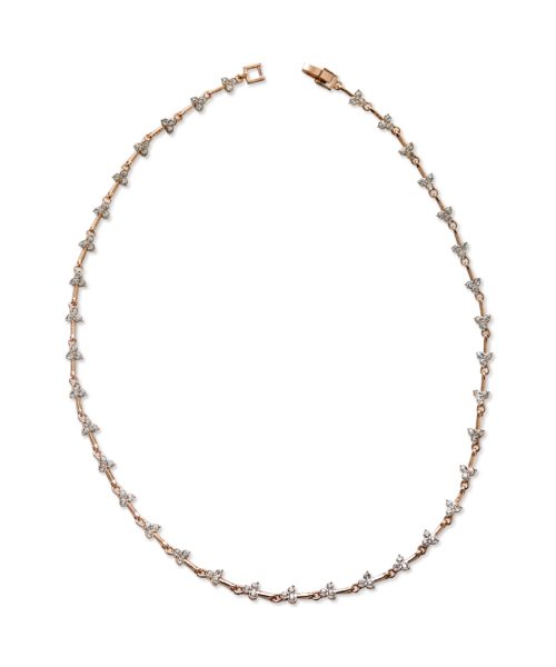Three Stone Dainty Necklace (AM)