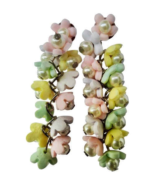 Handmade Flower Bunch Earring Set
