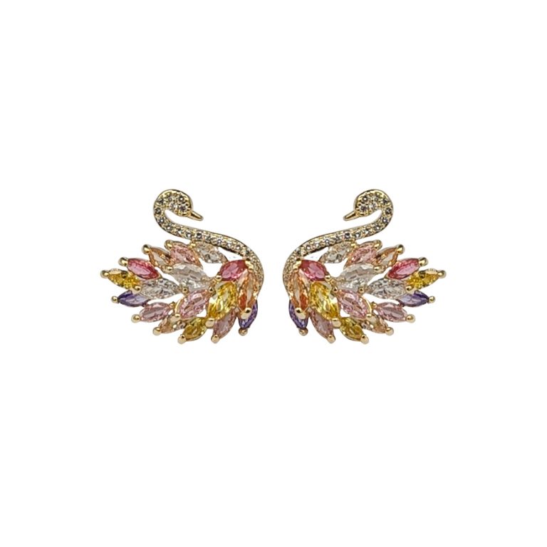Fancy Swan Earring