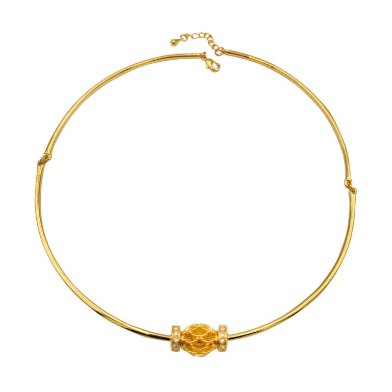 Filigree Passing Through Lasso Necklace