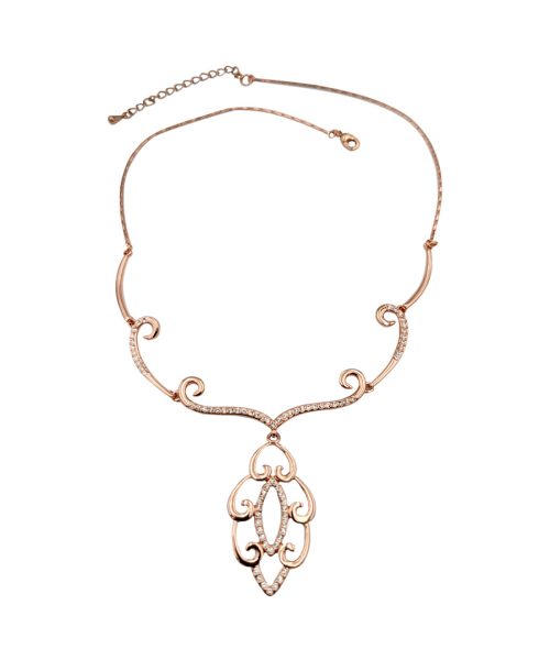 Metal & Stone Classic Necklace