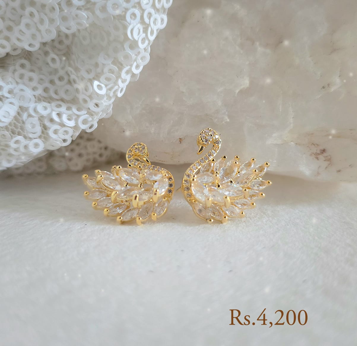 Swan Pendant Necklace Set - Image 26