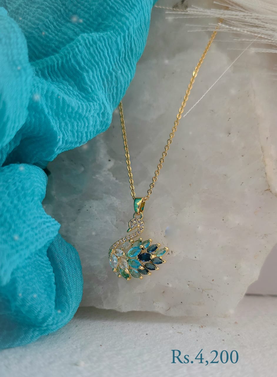 Swan Pendant Necklace Set - Image 38