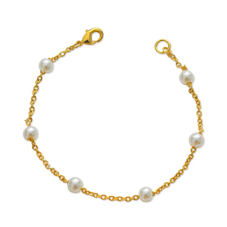 Pearl & Chain Bracelet