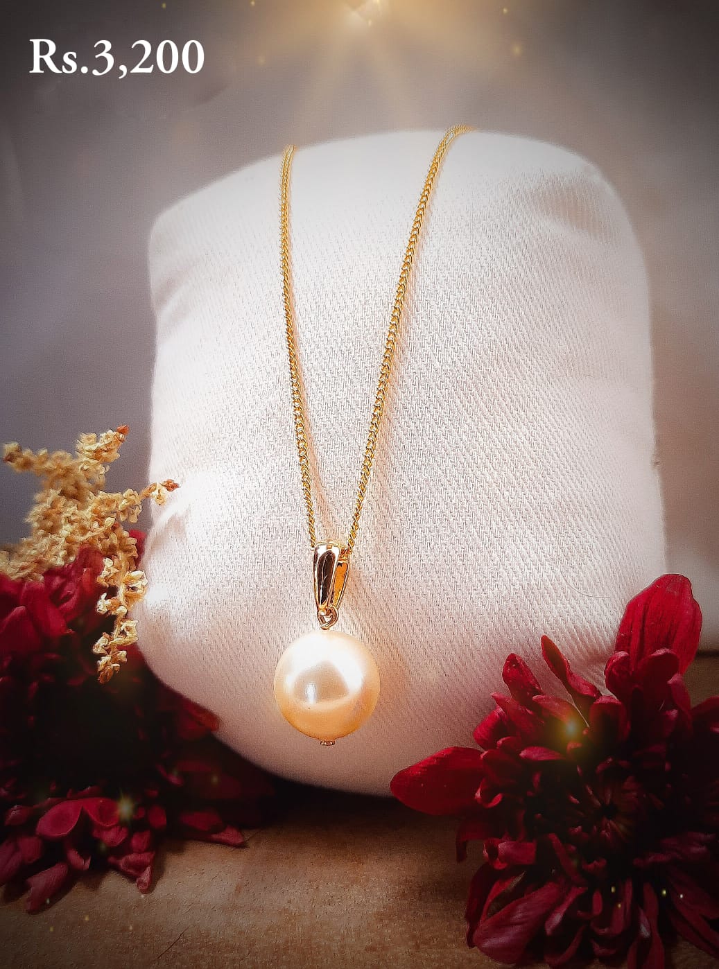 Signature pearl Pendant Necklaces ( All Colours ) - Image 4