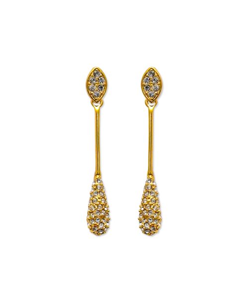 Teardrop Stem Hanging Earring