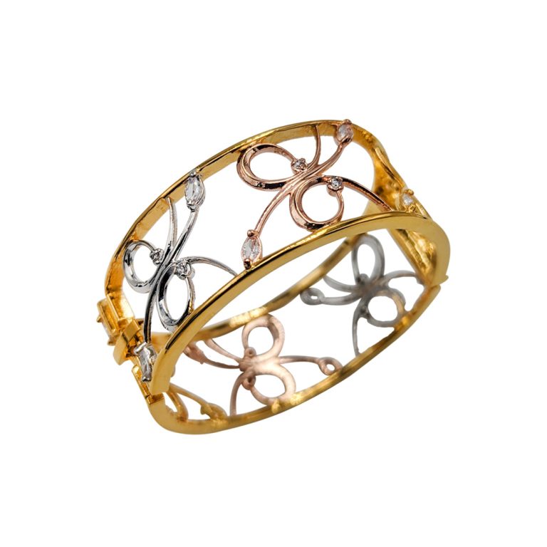 Floral Broad Bangle