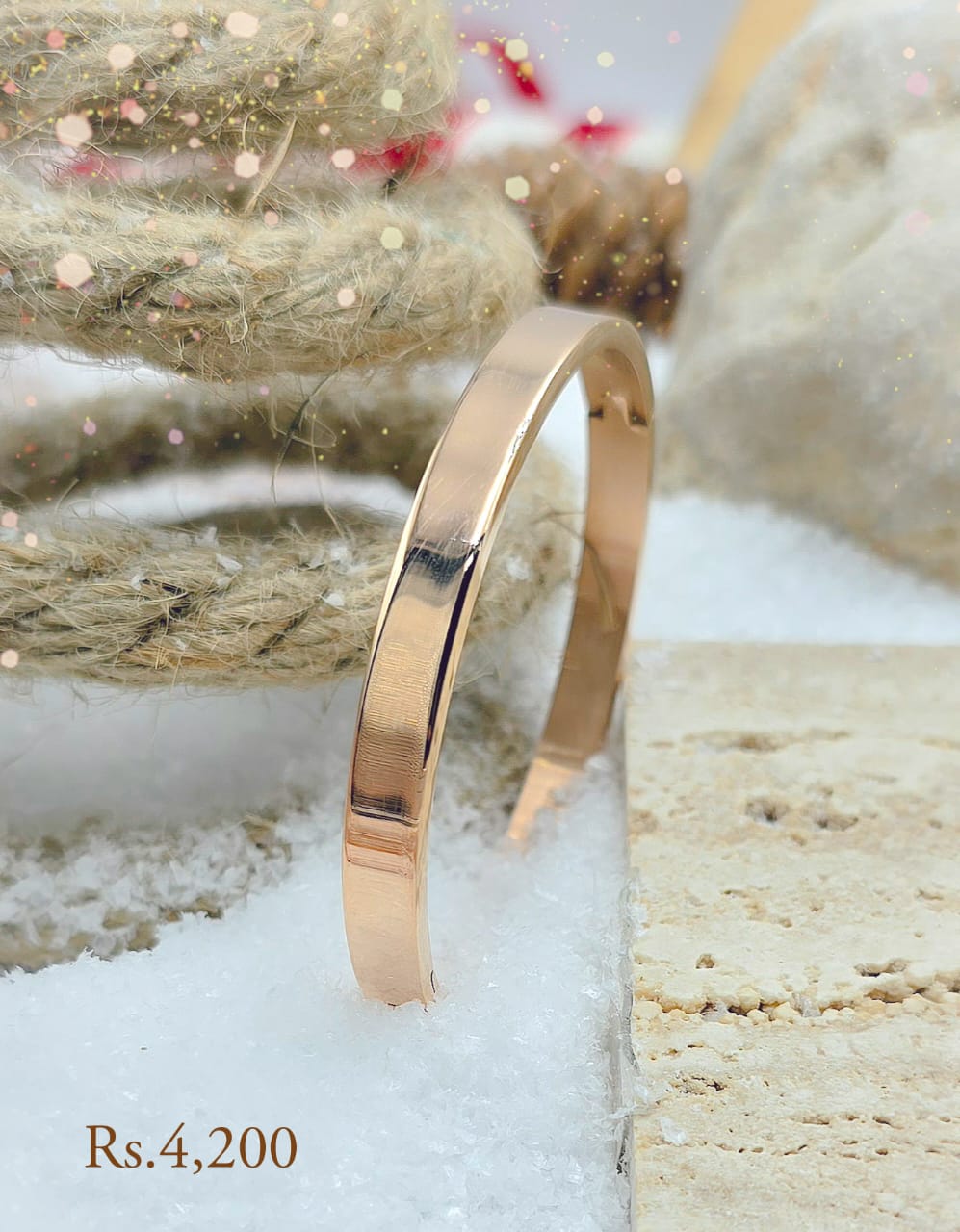 Fancy Metal Cuff Bangles ( Unisex) - Image 5