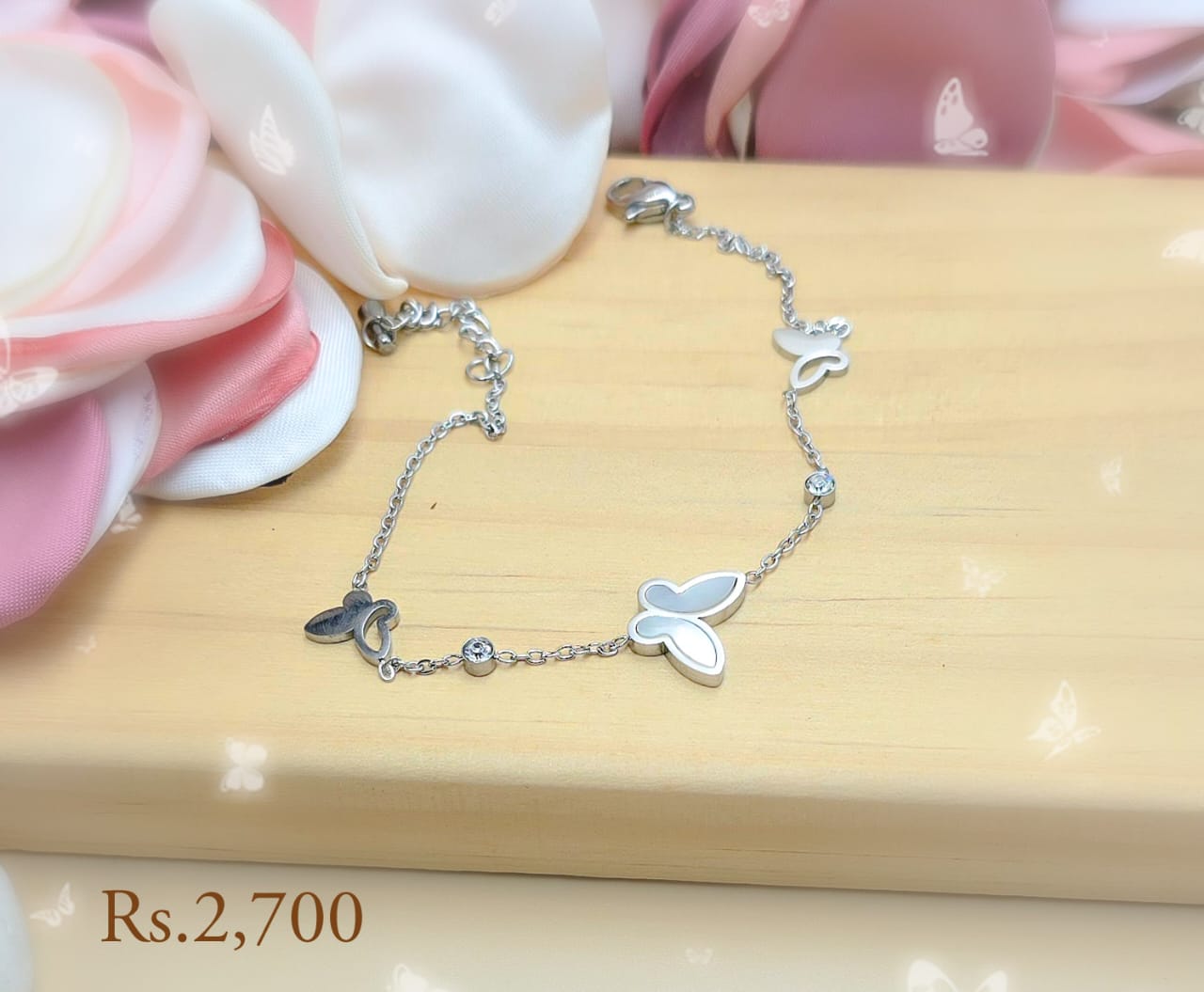 White Shell Cute Fancy Butterfly set - Image 14