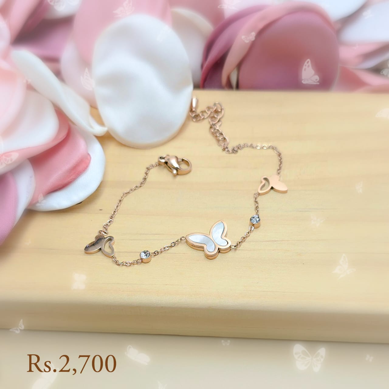 White Shell Cute Fancy Butterfly set - Image 15