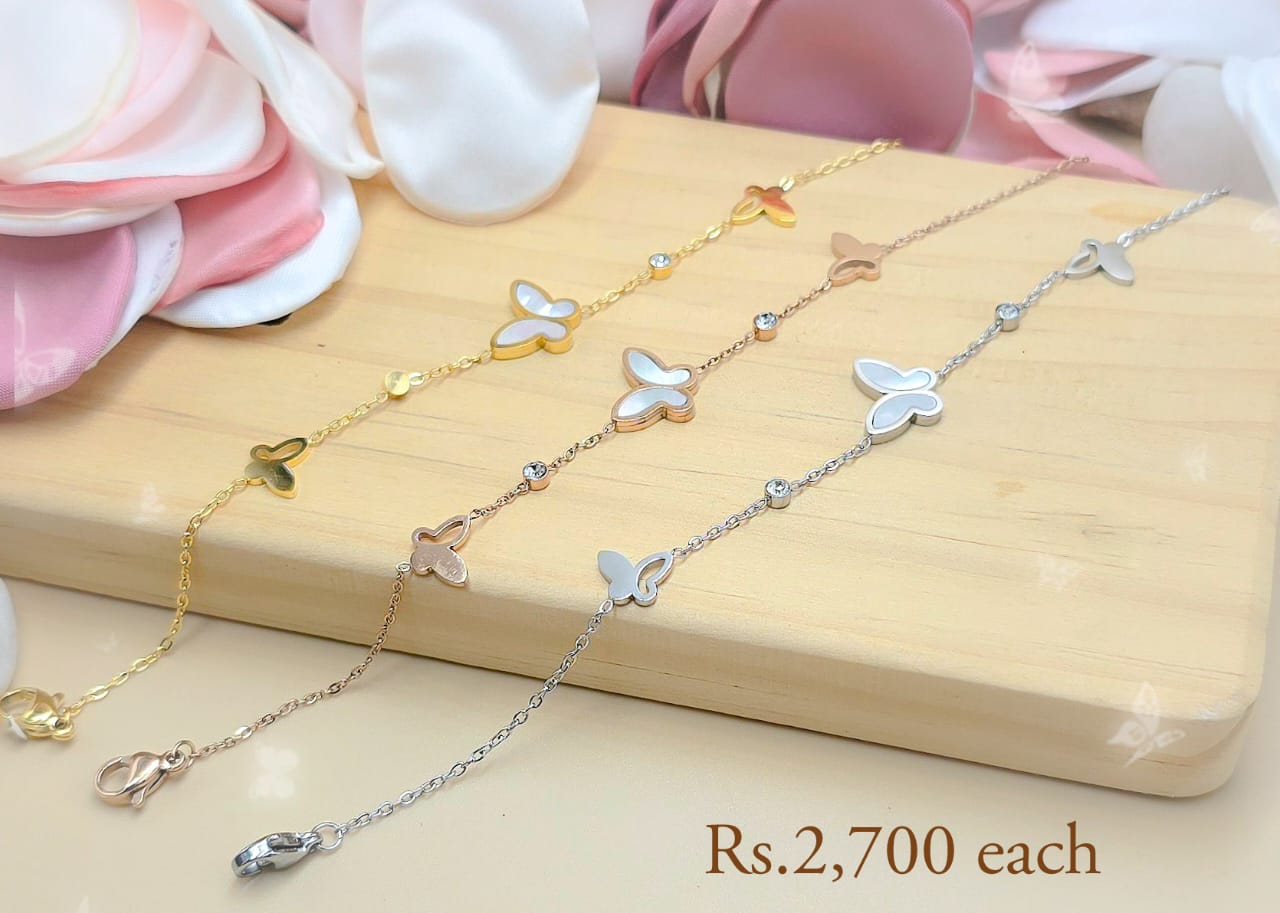 White Shell Cute Fancy Butterfly set - Image 16