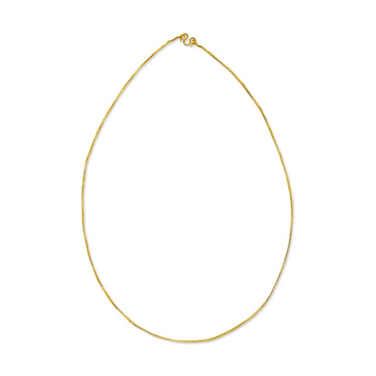 Thin Flat Chain-(New Rhodium)