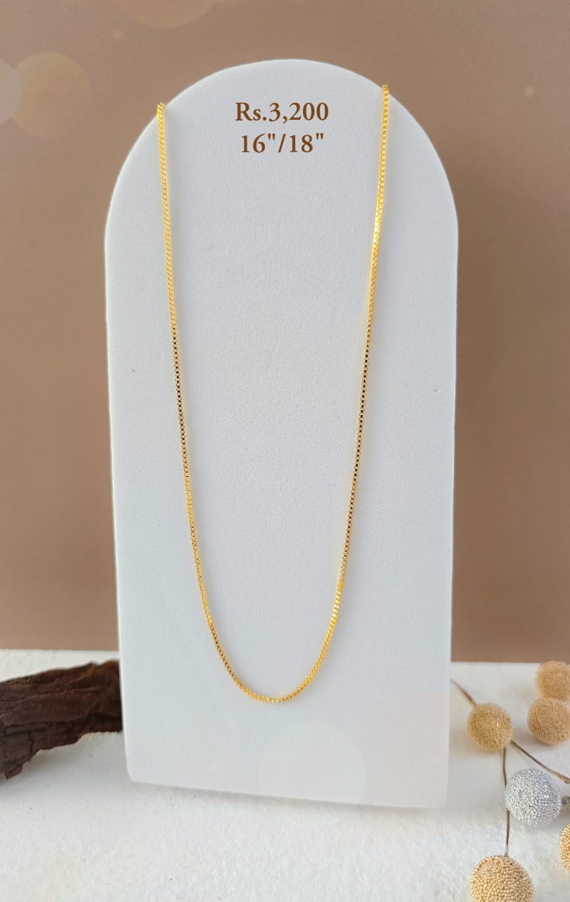 Thin Flat Chain-New Rhodium - Image 8