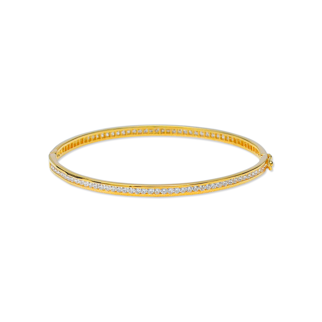 Signature Stone Line Bangle