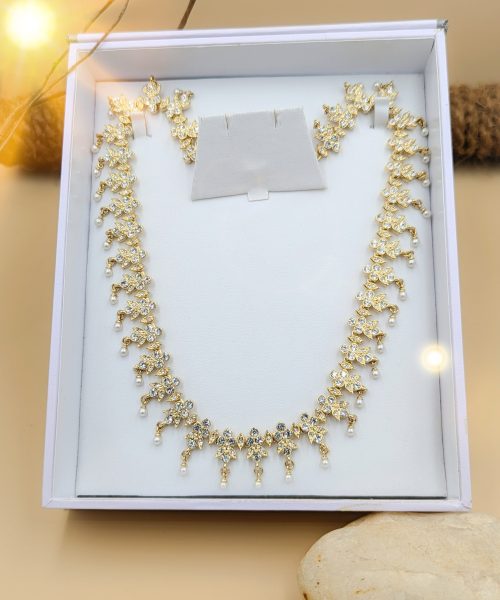 Pamelina Stone & Pearl Necklace