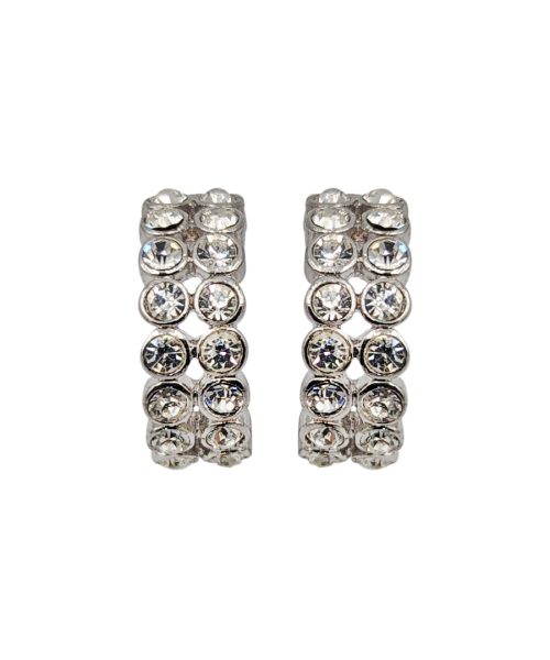 Two Line Stone Silver Gypsy