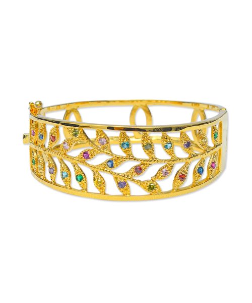 Signature Leaf Bangle