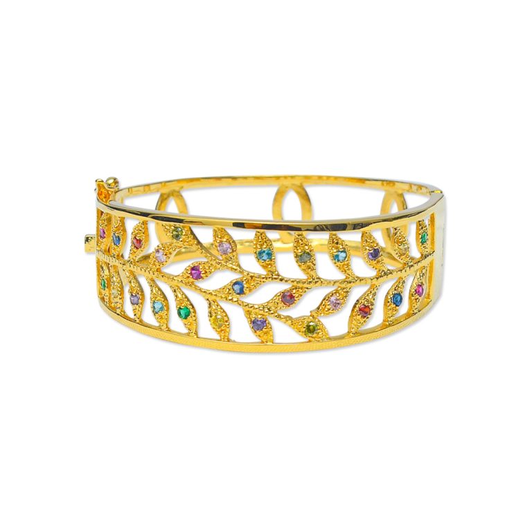 Signature Leaf Bangle