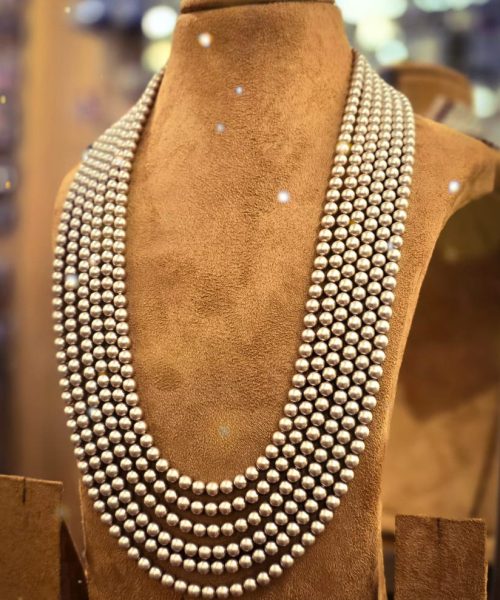 Signature multi Strand Long Necklace