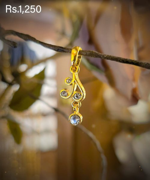 Curly Stone Drop Pendant-Offer