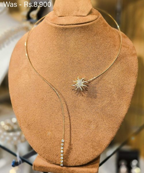 Front Open Sun Pendant Necklace-Offer