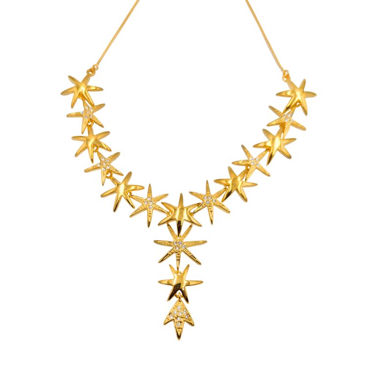 Twinkle Trail Star Necklace