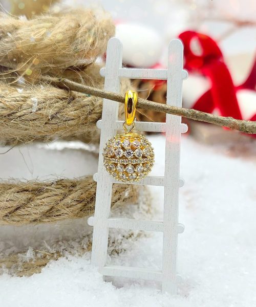 Fancy Crystal Ball Pendant