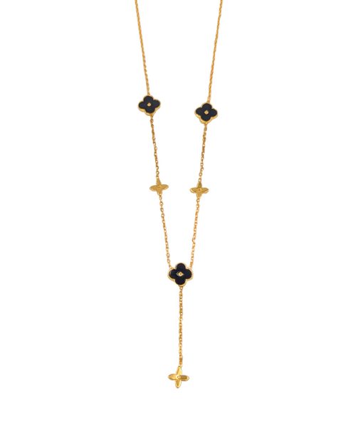 Four Leaf Clover Necklace Set
