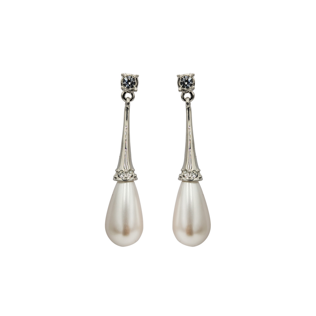 Serene Pearl Teardrop Earring