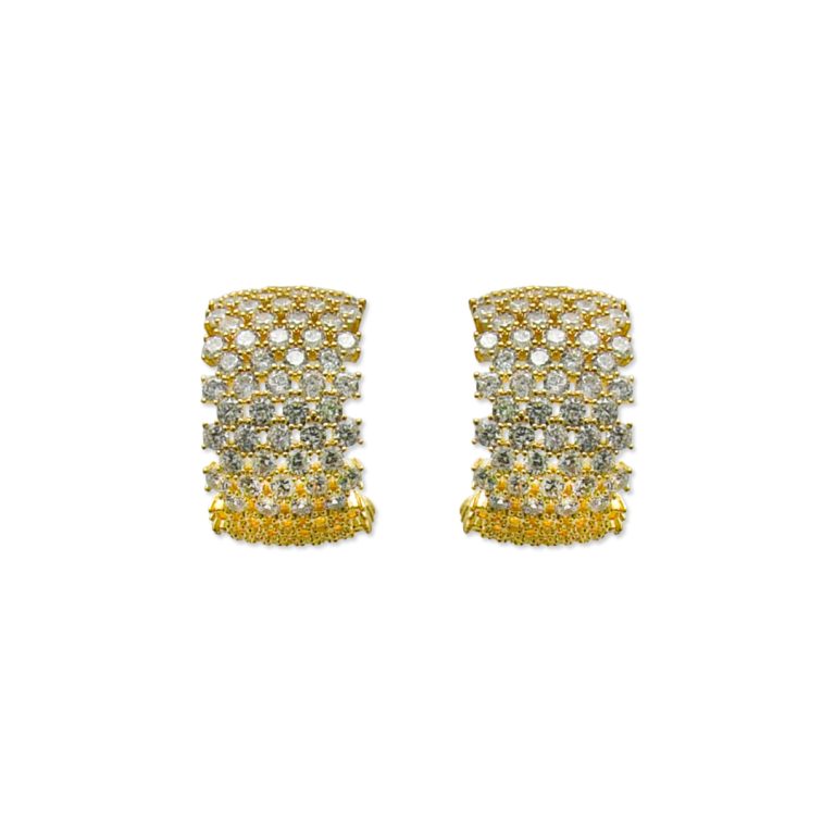 Fancy Stone Mesh Gypsy Earring