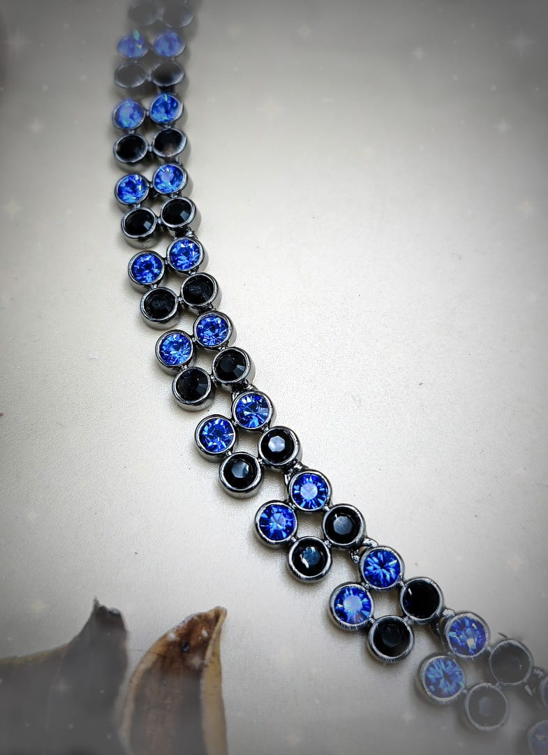 Four Stone Square Necklace & Earring - Image 7
